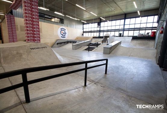 Indoor skatepark in Warsaw