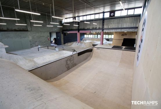 Indoor skatepark in Warsaw