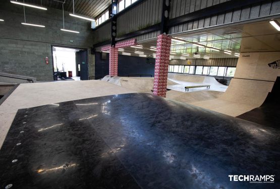 Indoor skatepark in Warsaw