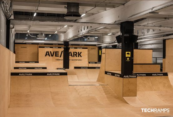 Indoor Skatepark von Techramps