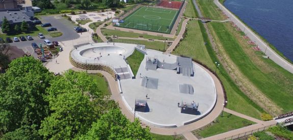 Instalación deportiva en Wąchock (Polonia)