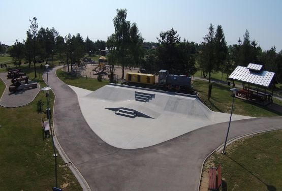 Skateplaza in Olkusz in Polen