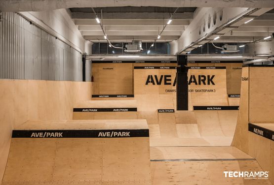 Kryty skatepark - Grupa Techramps