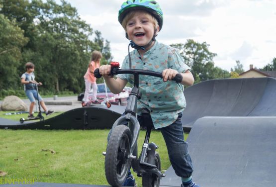 Pump track - an attraction for children and adults in Denmark