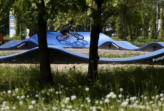 Modular pumptrack in Cracow