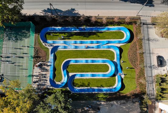 Pumptrack  - dron view