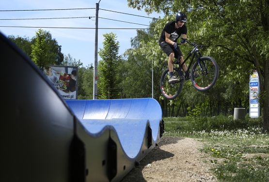 Pumptrack Modular in Krakau 