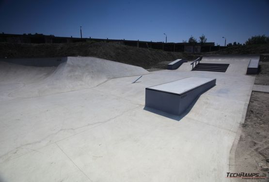Elements made of concrete Opole skatepark
