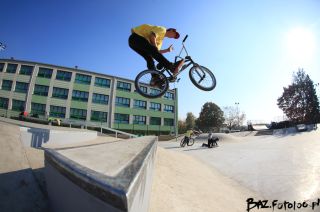 Będzin - skatepark betono monolityczny Techramps