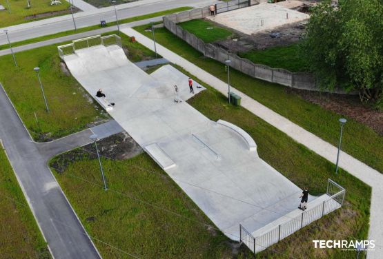 Skatepark betonowy Techramps 