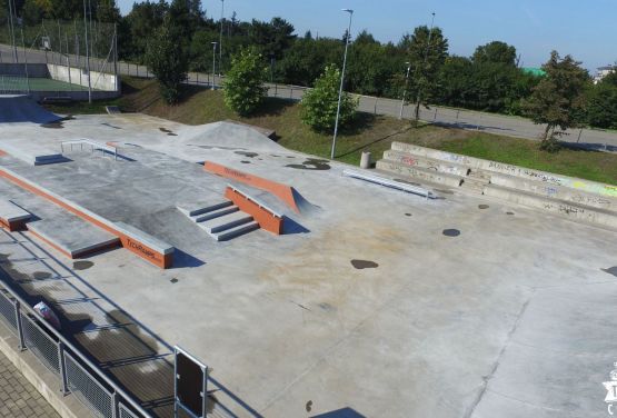 Concreto Skatepark creado por Techramps - Ergo Arena 