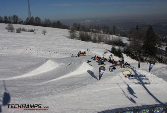 View of snowpark (Witów)