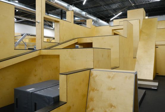 Parkour gym USA Flowparks