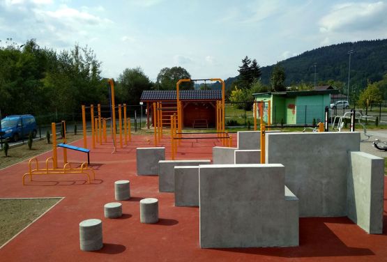 Parkour park in Maków Podhalański