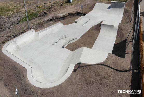 Skatepark de hormigón Techramps