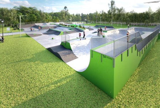 Proyecto de skatepark en Jaworzno