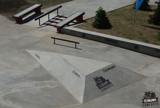 Elementos concretos de Skatepark Przysucha