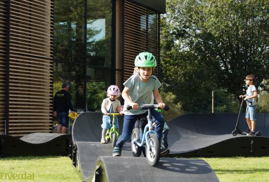 Pista de bombeo fabricada con tecnología modular en Dinamarca