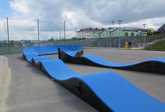 pumptrack composite - vue latérale