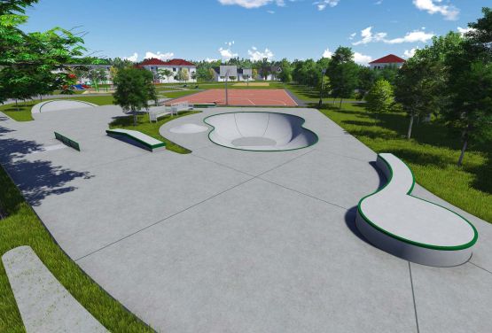 Skatepark w Kaliszu - projekt