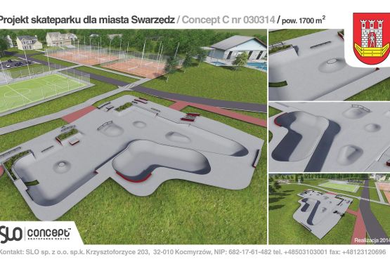 Design documentation of skatepark (Swarzędz)