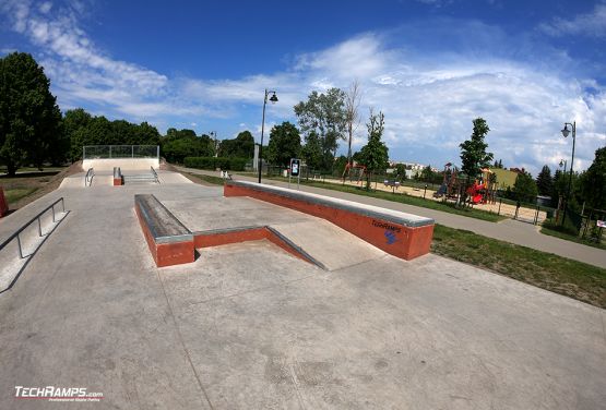 Betonowy skatepark - Techramps