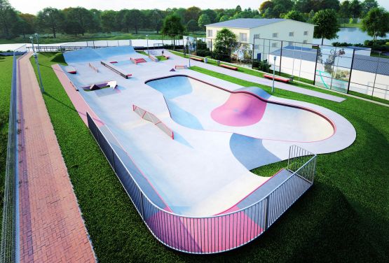 Skatepark en Brzeg 