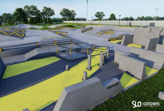 Projekt skateparku betonowego - Mińsk Mazowiecki