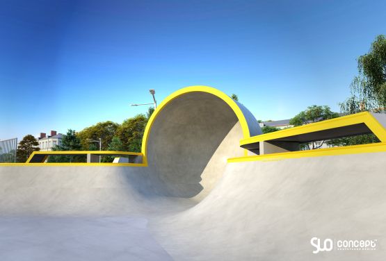 Projekt skateparku betonowego - Mińsk Mazowiecki