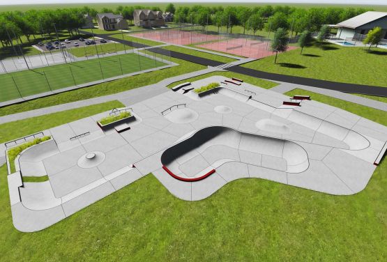 Projekt Skateparku betonowego w Swarzędzu