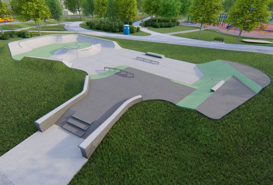 Concept de skatepark