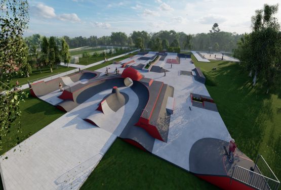 Skatepark conçu par Slo Concept