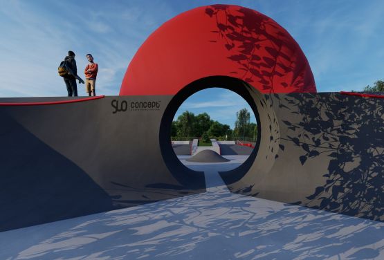 Skatepark conçu par Slo Concept