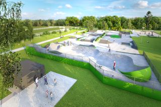 Proyecto de skatepark de hormigón - Jaworzno