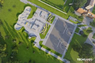 Proyecto de skatepark de hormigón - Minsk Mazowiecki