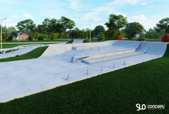 Visualización del skatepark Slo Concept