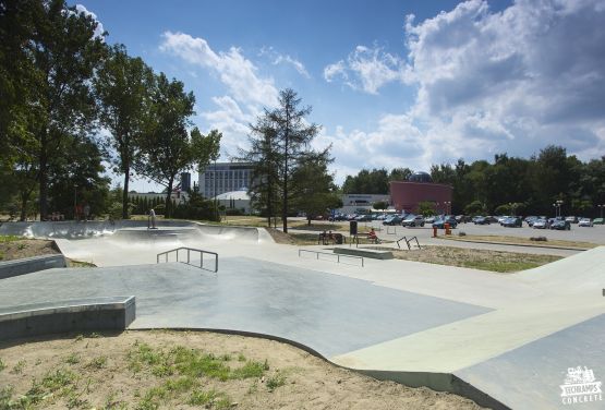 Concepto de skatepark