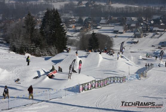 Snowpark w Witowie - przeszkody