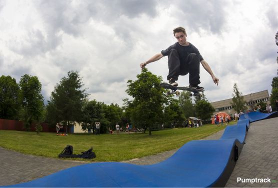 pumptrack modułowy w Pawłowicach