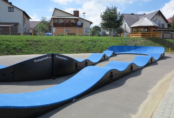 Modular pumptrack in Dukla