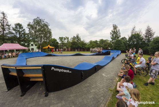 pumptrack modułowy w Pawłowicach