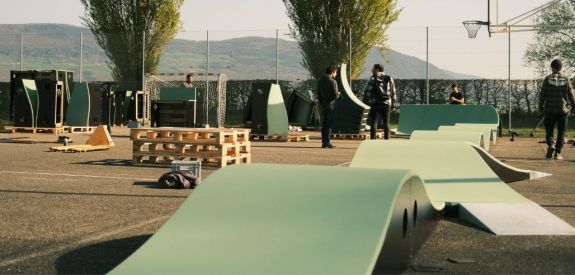 assembly and installation of pumptracks