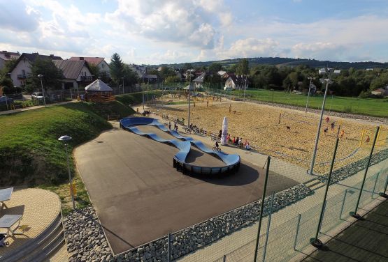 Pumptrack - Fahrrad-Spielplatz