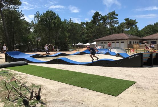 Pista de bombeo modular en Montalivet (Francia)