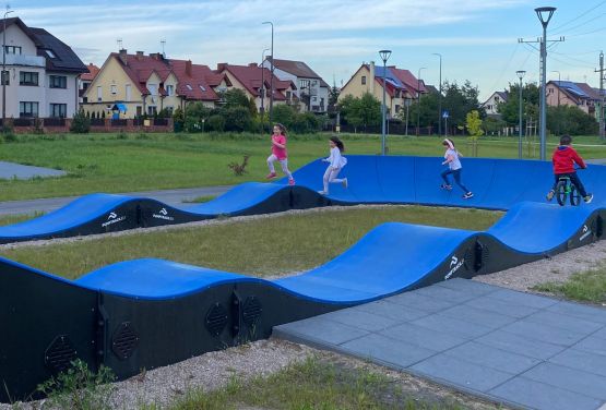 Pumptrack modułowy w Chęcinach 