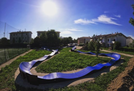 Pumptrack mit modularer Technik