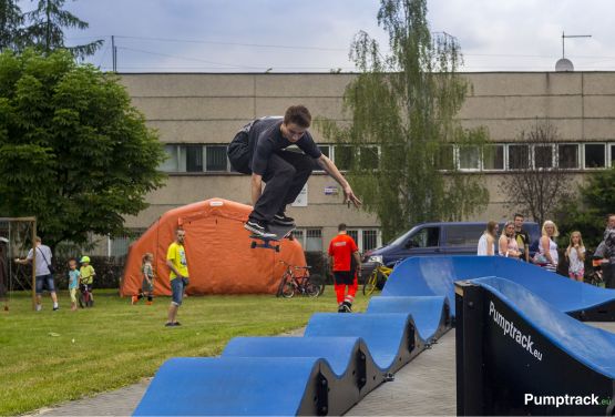 pumptrack modułowy w Pawłowicach