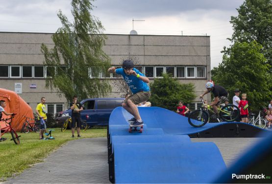 pumptrack modułowy w Pawłowicach