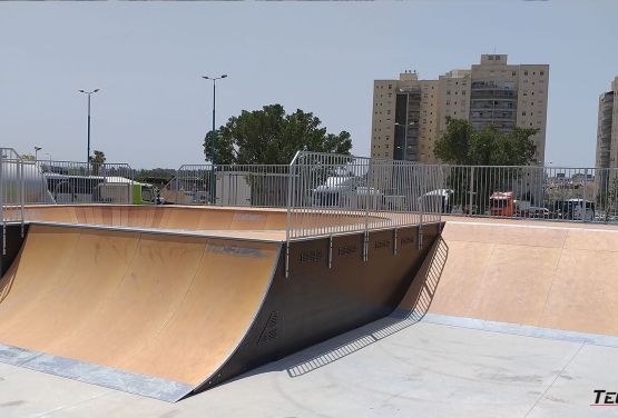 Modular obstacles - skatepark in Ramla