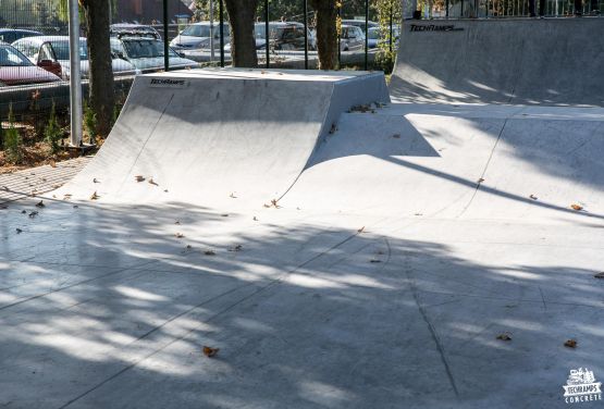 Concrete obstacle in Nakło nad Notecią